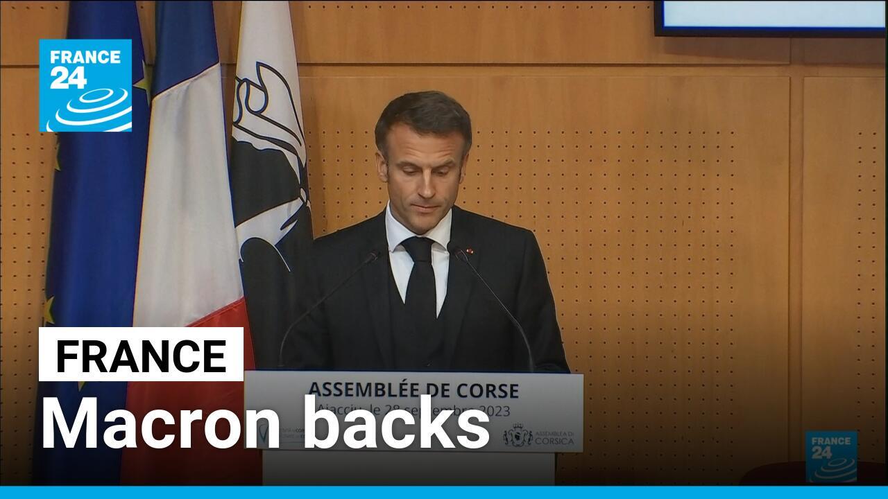 France’s Macron backs ‘autonomy’ for Corsica ‘within the French Republic’